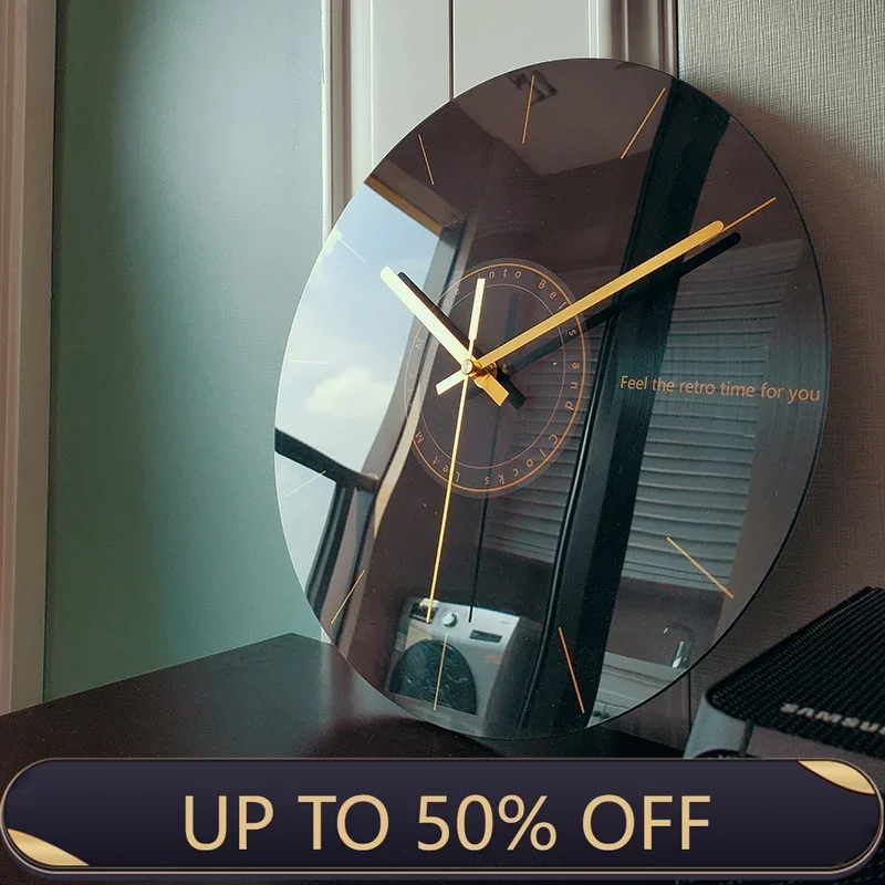 Luxury Lifestyle Watches - Relógio de Parede Silencioso de Luxo