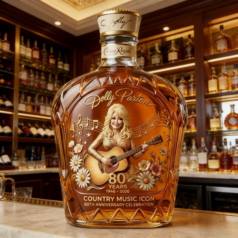 Glass Decanter Whiskey - Decantador de Whisky Temático de Música