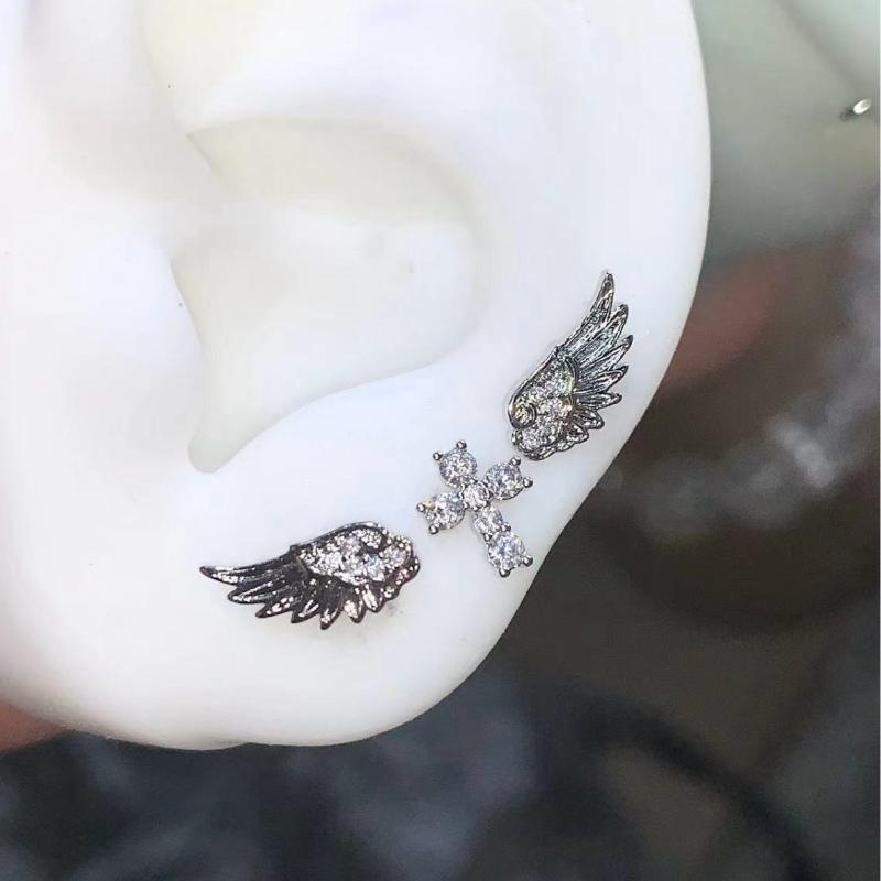 Luxury Lifestyle Jewelry - Brincos de Asas de Anjo em