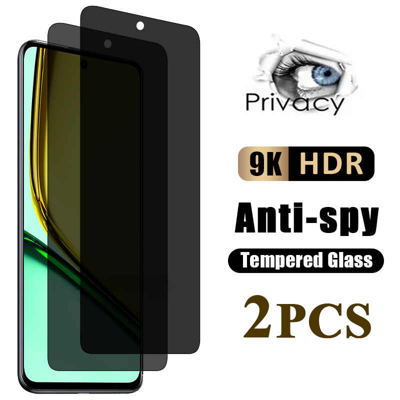 Realme C67 - Protetor de tela de privacidade anti-espião,