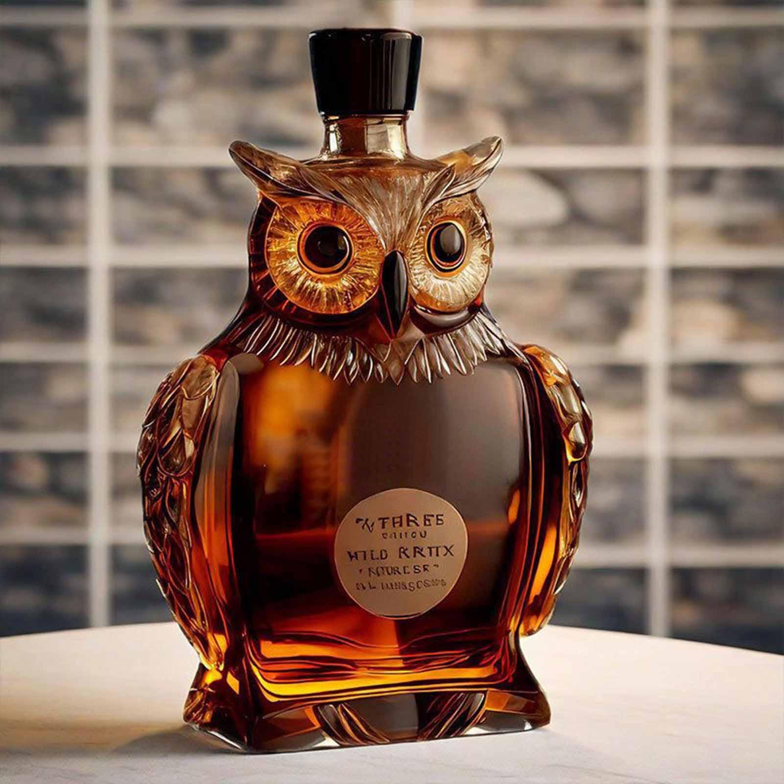 Glass Decanter Whiskey - Decantador de Bar em Formato de