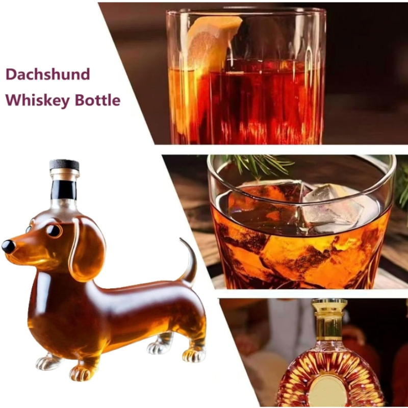 Garrafa de uísque para cachorr - Glass Decanter Whiskey avaliação e preço