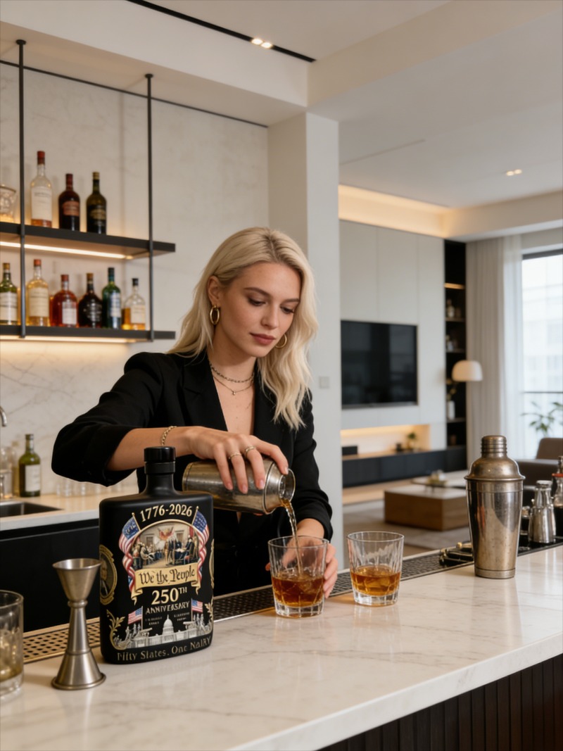 Decantador de Whisky 'We The P - Glass Decanter Whiskey avaliação e preço