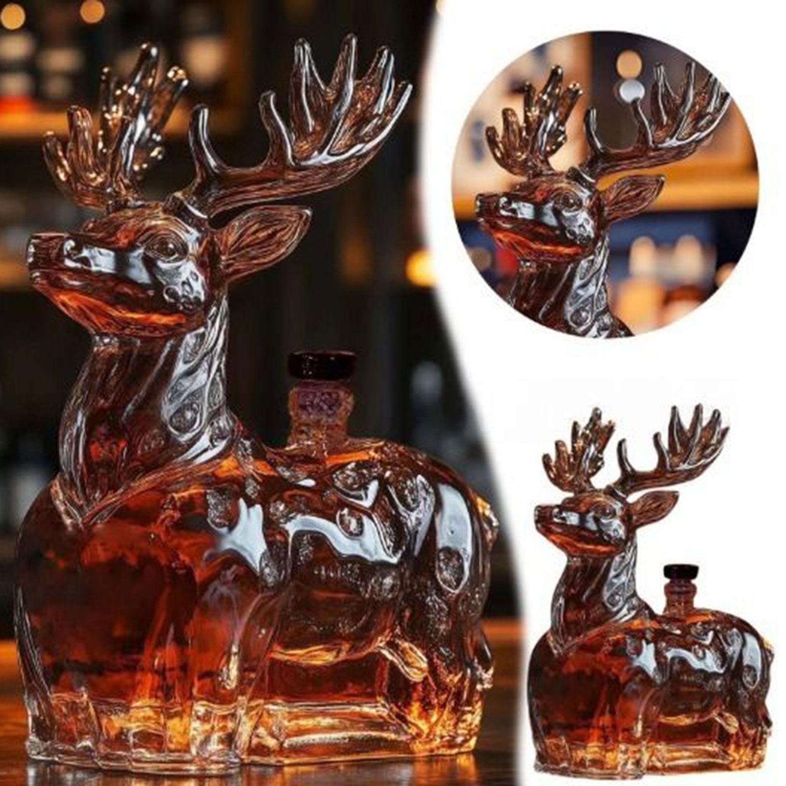 Decanters para álcool engraçad - Glass Decanter Whiskey avaliação e preço