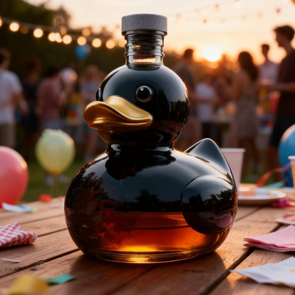 Garrafa de uísque de pato, dec - Glass Decanter Whiskey avaliação e preço
