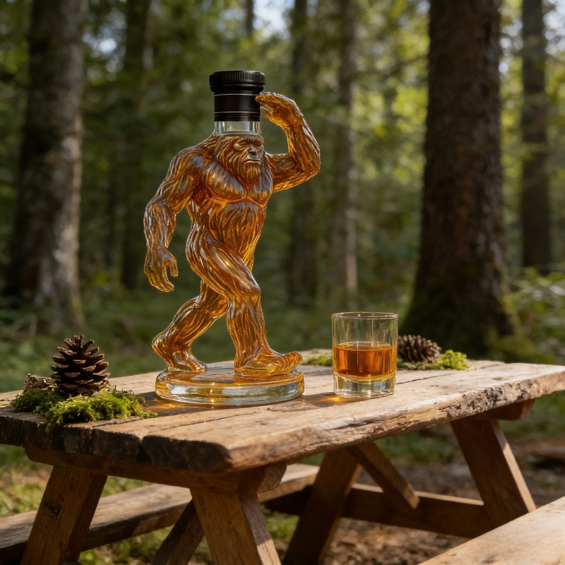 Decantador de Whisky Engraçado - Glass Decanter Whiskey avaliação e preço