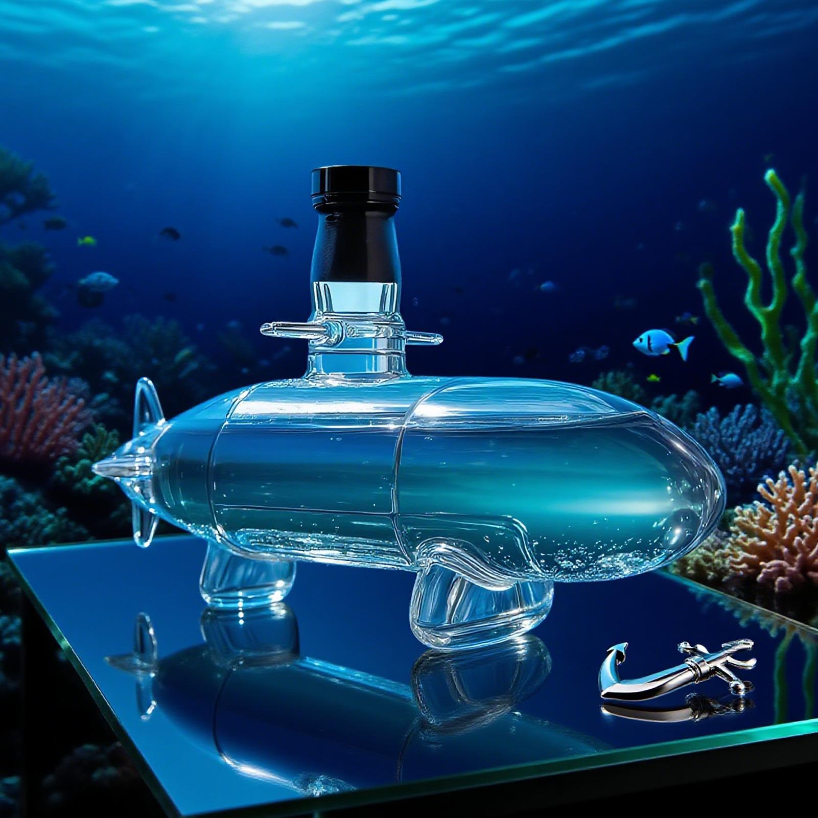 Decantador de uísque submarino - Glass Decanter Whiskey avaliação e preço