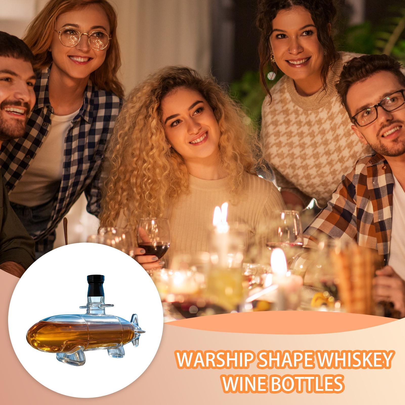 Decantador de uísque submarino - Glass Decanter Whiskey avaliação e preço