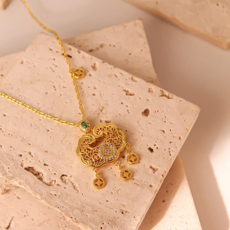 Estilo chinês do vintage pacíf - Luxury Lifestyle Jewelry avaliação e preço