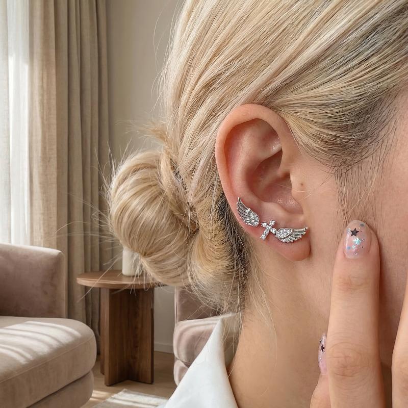 Brincos de Asas de Anjo em Est - Luxury Lifestyle Jewelry avaliação e preço