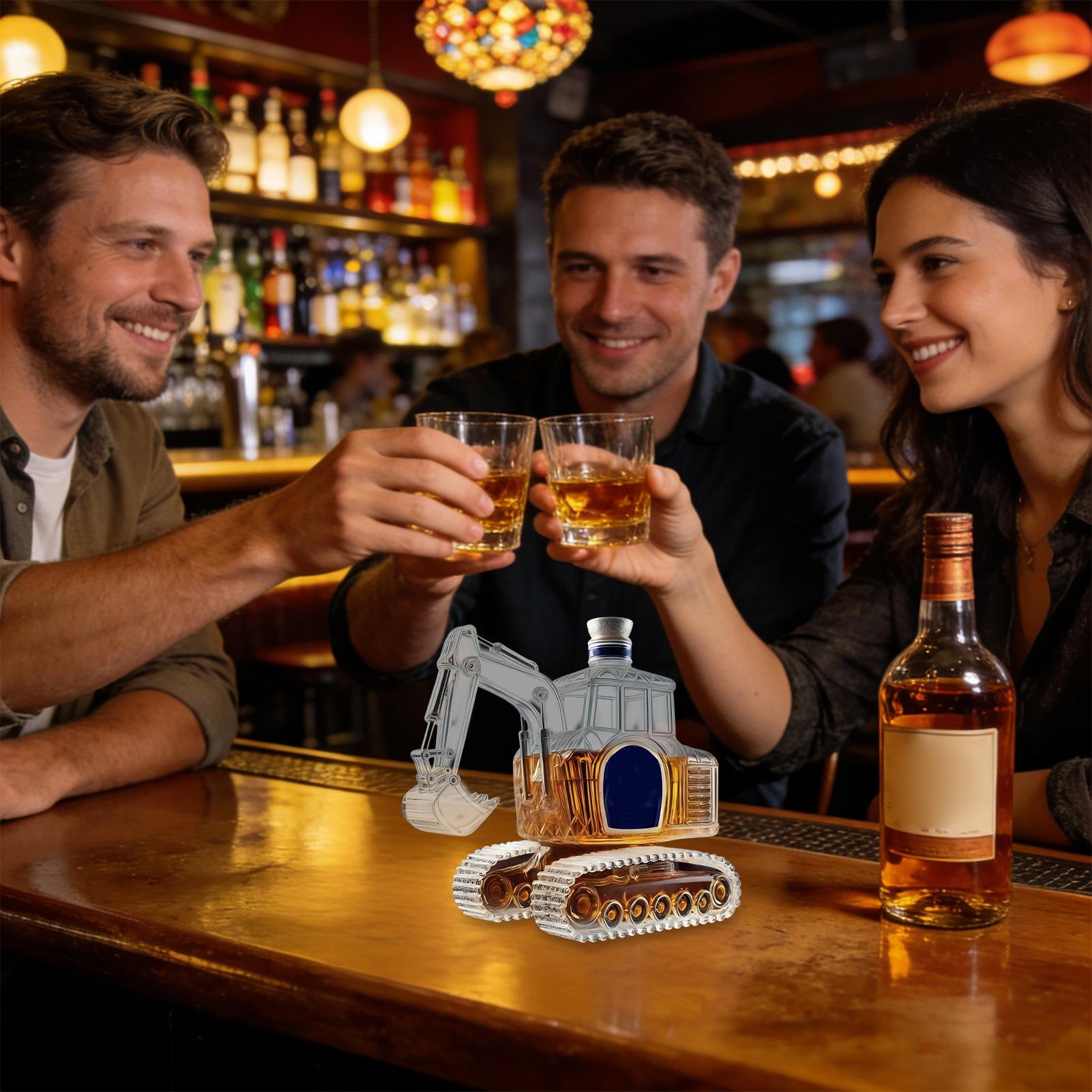 Decantador de Uísque Escavadei - Glass Decanter Whiskey avaliação e preço