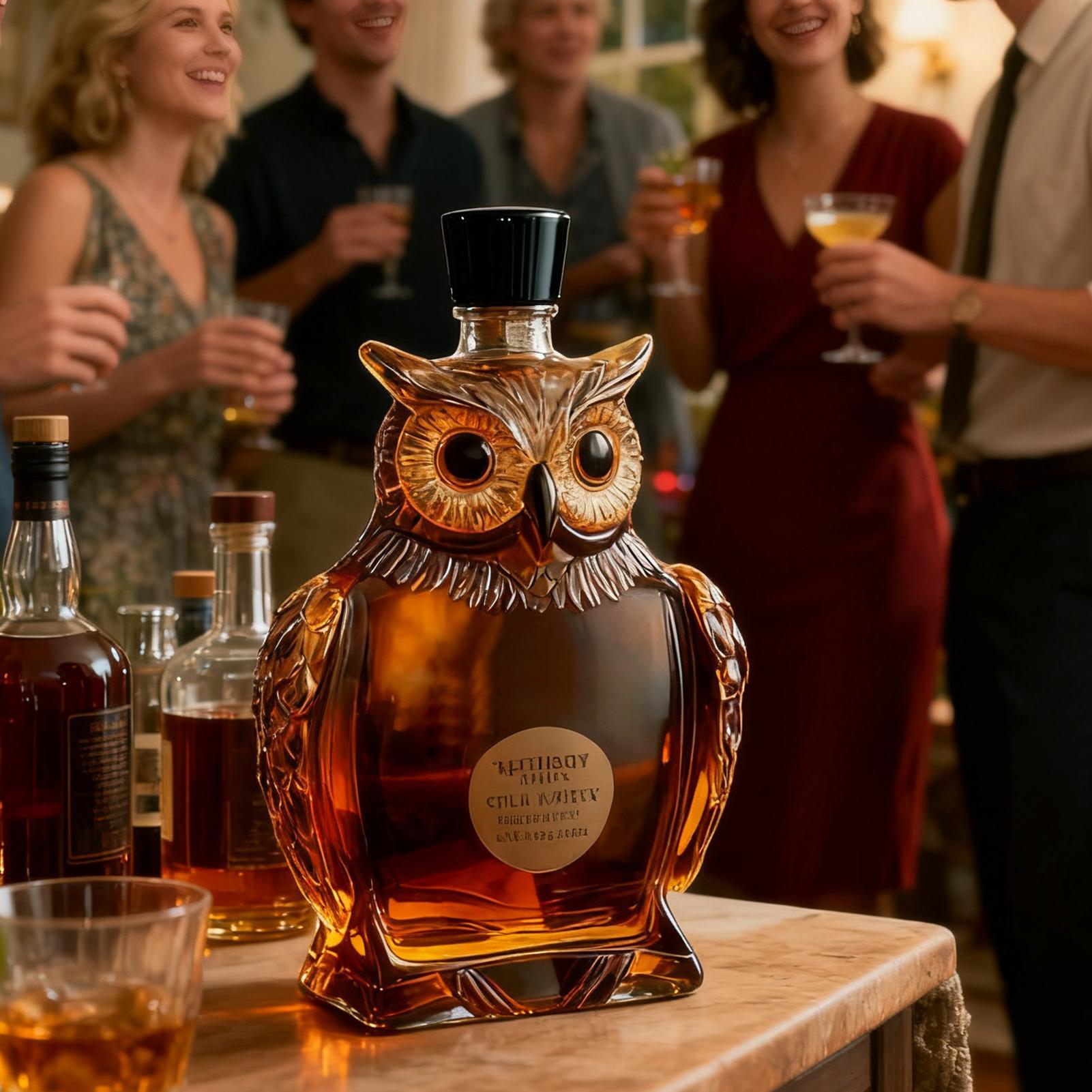 Decantador de Bar em Formato d - Glass Decanter Whiskey avaliação e preço