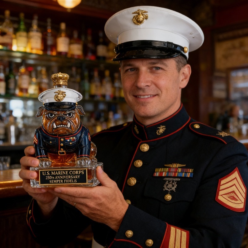 Decantador de Uísque Bulldog d - Glass Decanter Whiskey avaliação e preço