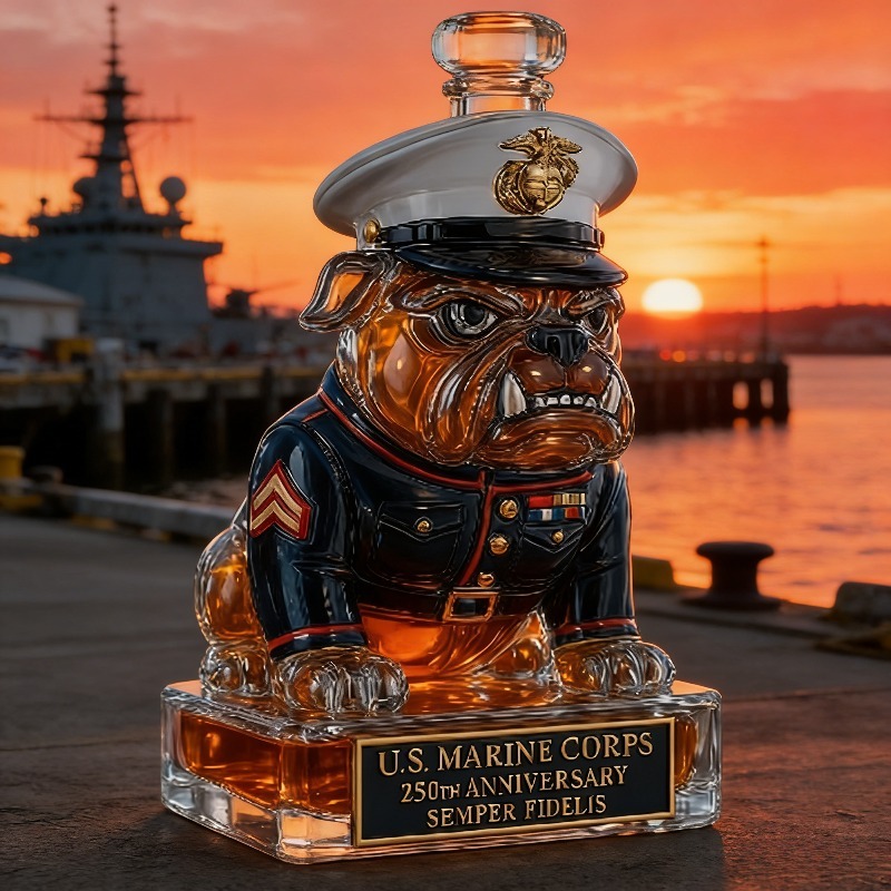 Decantador de Uísque Bulldog d - Glass Decanter Whiskey avaliação e preço
